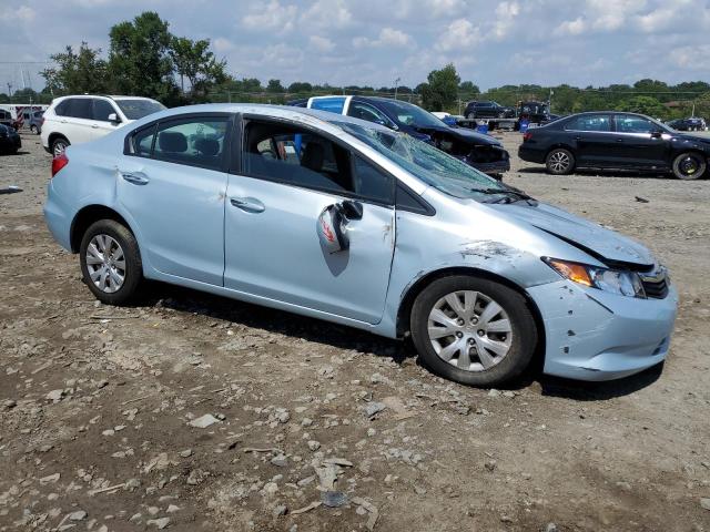 2HGFB2F56CH563980 - 2012 HONDA CIVIC LX BLUE photo 4