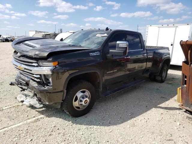 1GC4YVEY0NF220975 - 2022 CHEVROLET SILVERADO K3500 HIGH COUNTRY GREEN photo 1