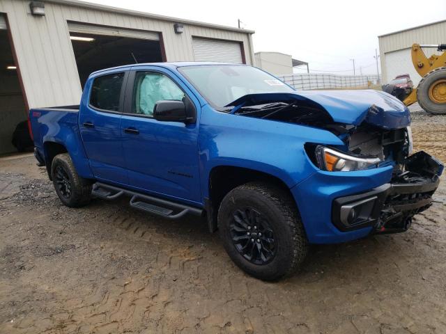 1GCGTDEN8N1100835 - 2022 CHEVROLET COLORADO Z71 BLUE photo 4