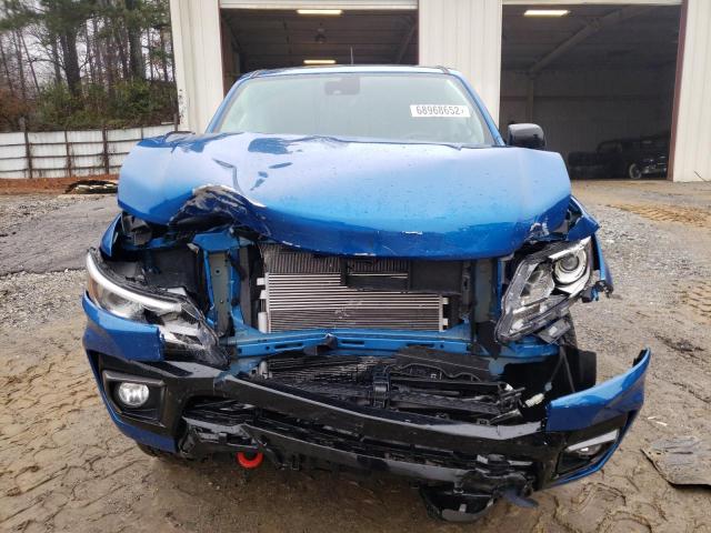 1GCGTDEN8N1100835 - 2022 CHEVROLET COLORADO Z71 BLUE photo 5