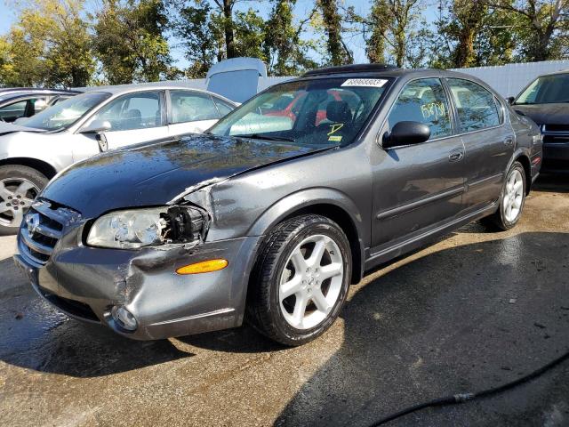 JN1DA31A22T322831 - 2002 NISSAN MAXIMA GLE GRAY photo 1