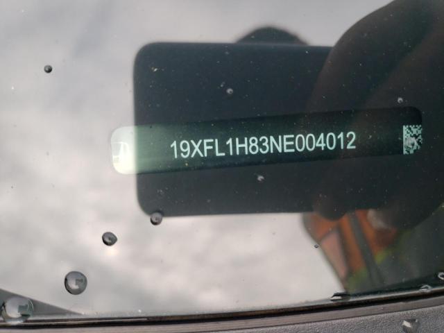 19XFL1H83NE004012 - 2022 HONDA CIVIC SPORT TOURING CHARCOAL photo 12