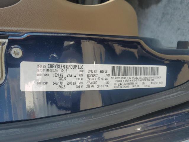 2C4RC1BG2DR806089 - 2013 CHRYSLER TOWN & COU TOURING Mavi foto 13