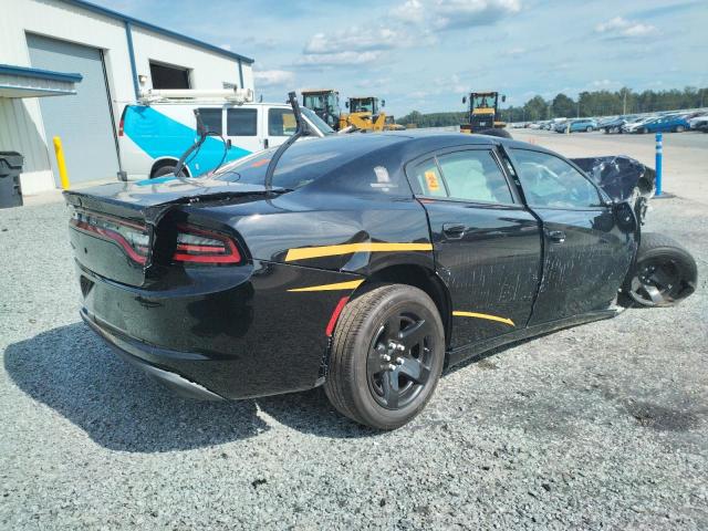 2C3CDXAT8MH674647 - 2021 DODGE CHARGER POLICE BLACK photo 3
