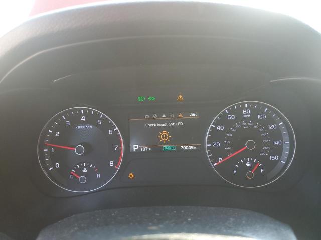 3KPF54ADXKE086772 - 2019 KIA FORTE EX Помаранчевий фото 9