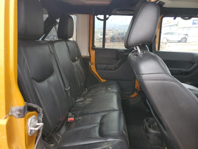 1C4BJWEG7EL302485 - 2014 JEEP WRANGLER U SAHARA GOLD photo 10