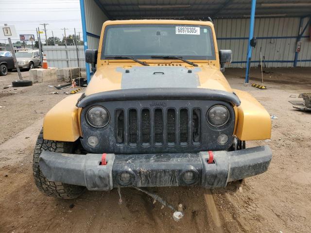 1C4BJWEG7EL302485 - 2014 JEEP WRANGLER U SAHARA GOLD photo 5