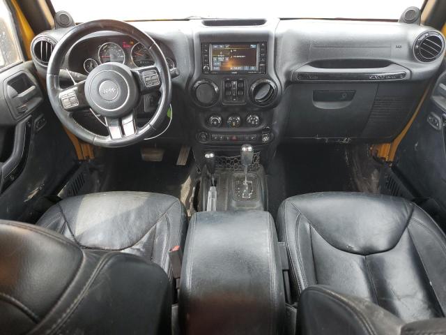 1C4BJWEG7EL302485 - 2014 JEEP WRANGLER U SAHARA GOLD photo 8