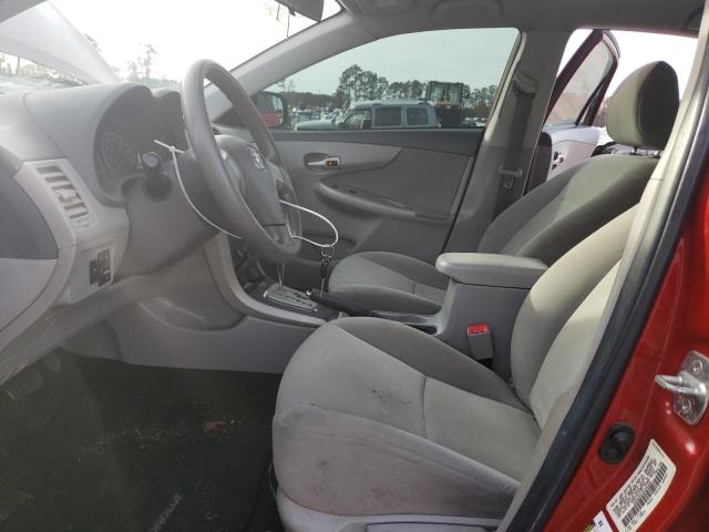 1NXBU4EE1AZ340000 - 2010 TOYOTA COROLLA BASE RED photo 7