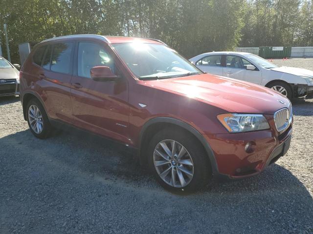 5UXWX9C5XD0A25030 - 2013 BMW X3 XDRIVE28I RED photo 4