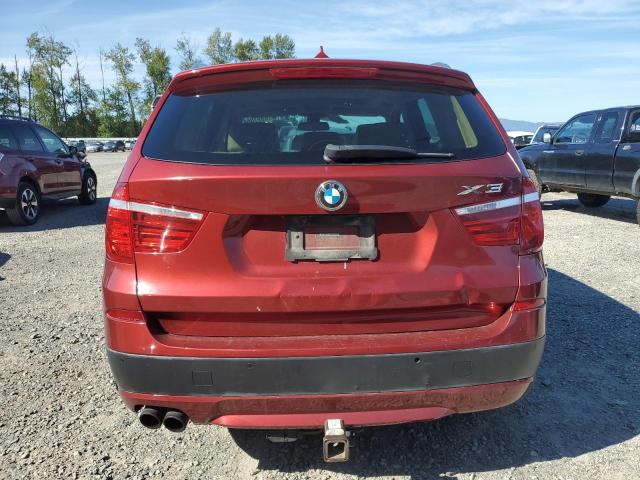 5UXWX9C5XD0A25030 - 2013 BMW X3 XDRIVE28I RED photo 6