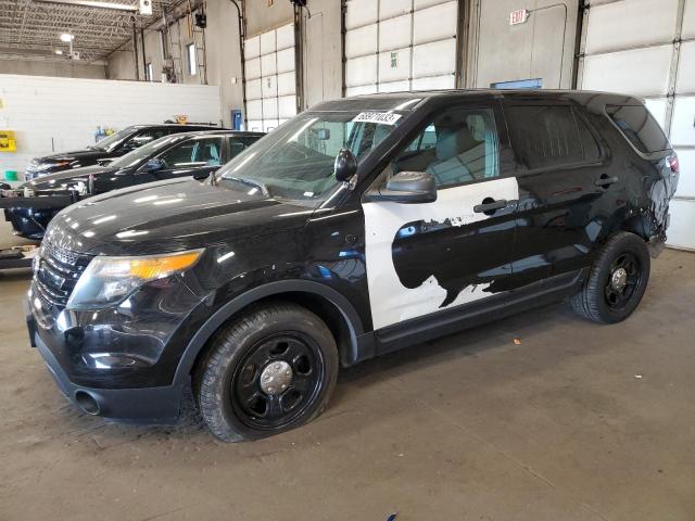 1FM5K8AR6FGA28845 - 2015 FORD EXPLORER POLICE INTERCEPTOR BLACK photo 1