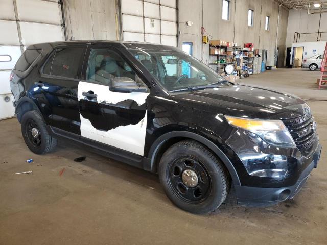 1FM5K8AR6FGA28845 - 2015 FORD EXPLORER POLICE INTERCEPTOR BLACK photo 4