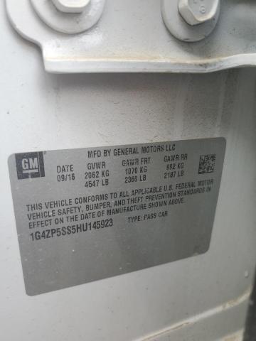 1G4ZP5SS5HU145923 - 2017 BUICK LACROSSE ESSENCE WHITE photo 12