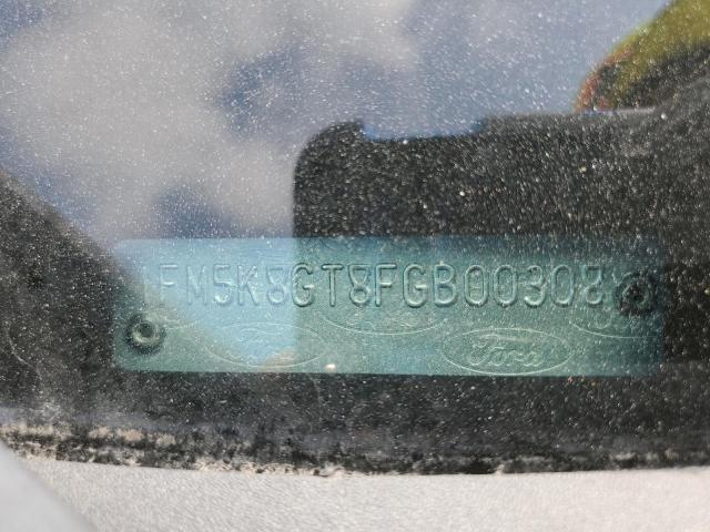 1FM5K8GT8FGB00308 - 2015 FORD EXPLORER SPORT RED photo 14