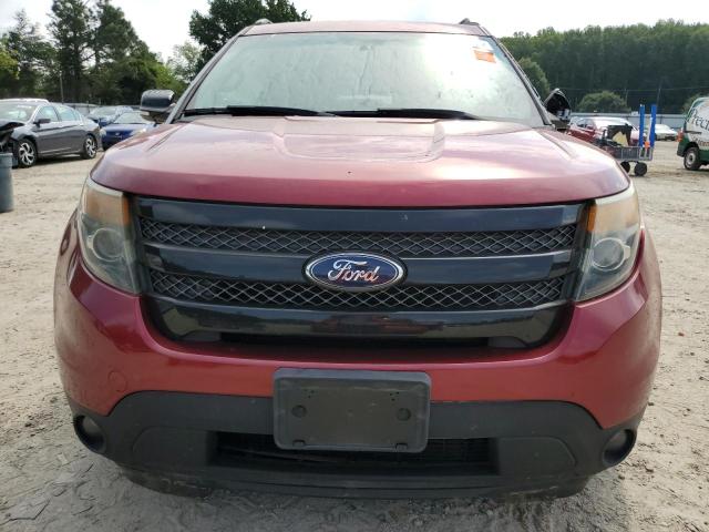 1FM5K8GT8FGB00308 - 2015 FORD EXPLORER SPORT RED photo 5