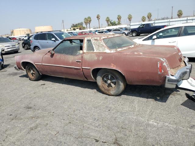 2J57M6A163588 - 1976 PONTIAC GRAN PRIX RED photo 2