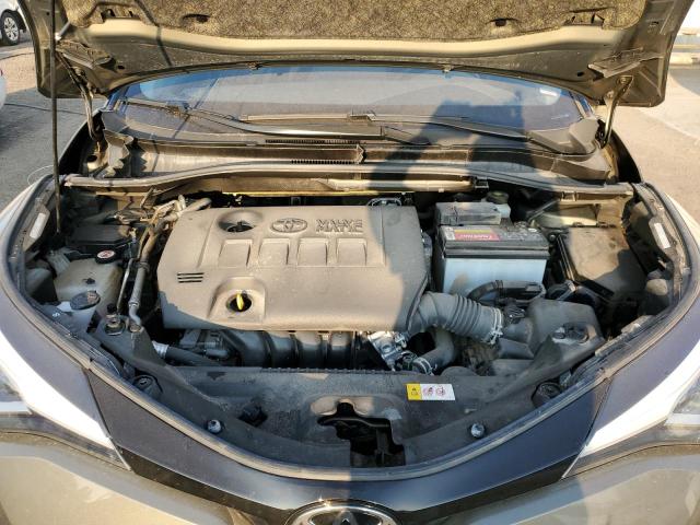 JTNKHMBX3M1097743 - 2021 TOYOTA C-HR XLE ნაცრისფერი ფოტო 12