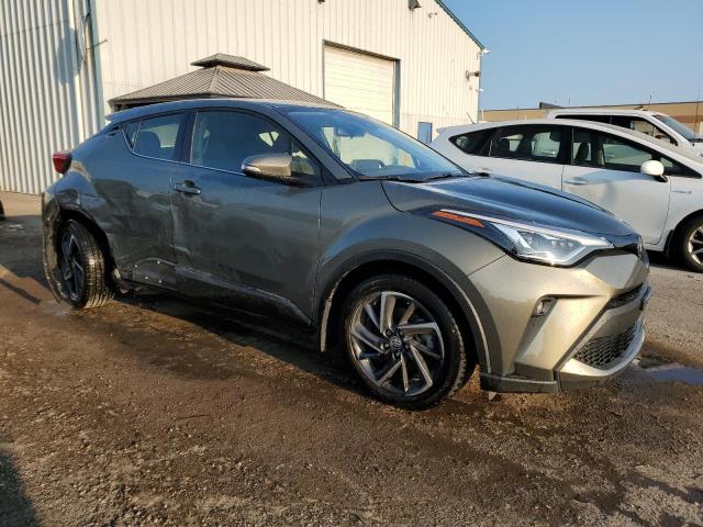 JTNKHMBX3M1097743 - 2021 TOYOTA C-HR XLE ნაცრისფერი ფოტო 4