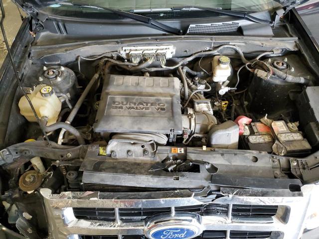 1FMCU9EG2AKD46208 - 2010 FORD ESCAPE LIMITED BLACK photo 12