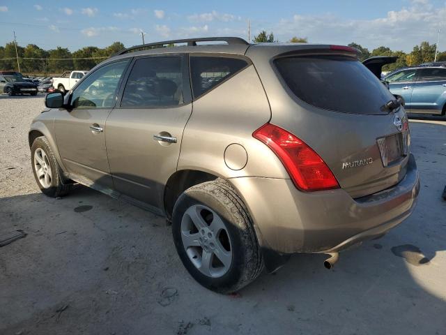 JN8AZ08W24W308832 - 2004 NISSAN MURANO SL TAN photo 2