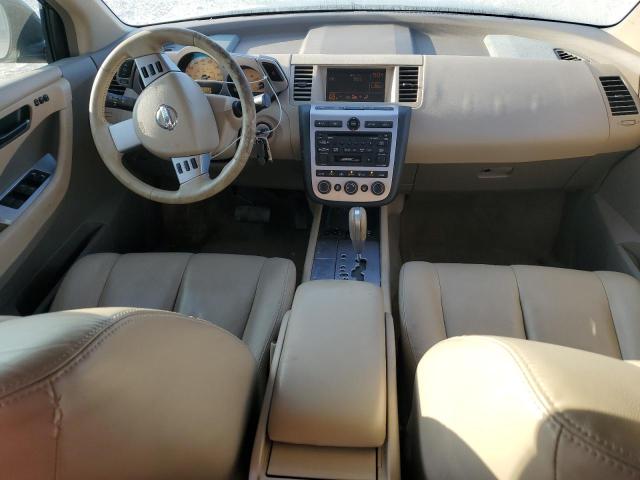 JN8AZ08W24W308832 - 2004 NISSAN MURANO SL TAN photo 8