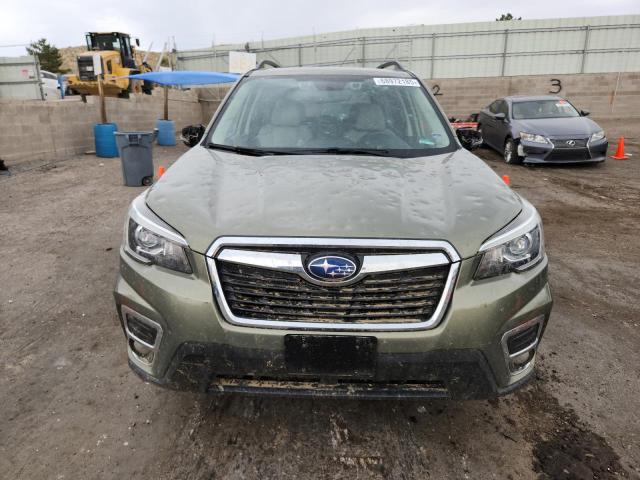 JF2SKAUC0KH457300 - 2019 SUBARU FORESTER LIMITED Зелений фото 5