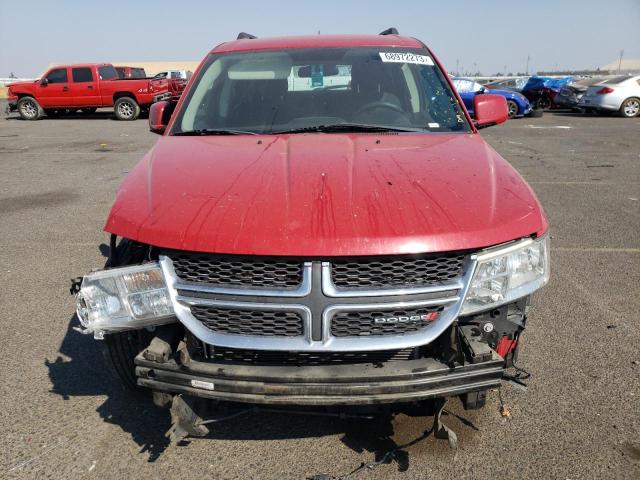 3C4PDCBB9GT181261 - 2016 DODGE JOURNEY SXT RED photo 5