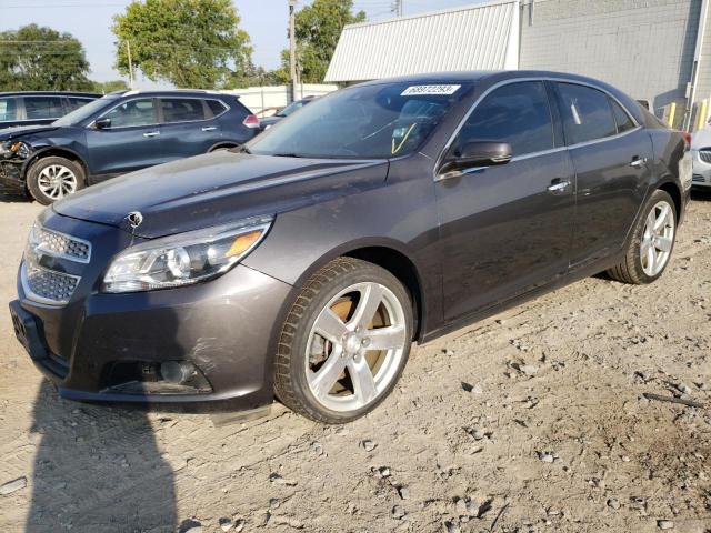 1G11J5SXXDF218953 - 2013 CHEVROLET MALIBU LTZ ნაცრისფერი ფოტო 1