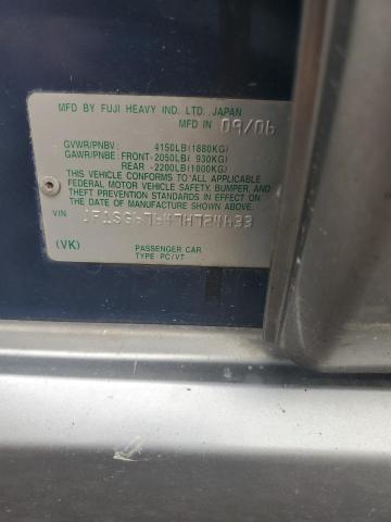 JF1SG67647H724633 - 2007 SUBARU FORESTER 2.5X LL BEAN BLUE photo 12