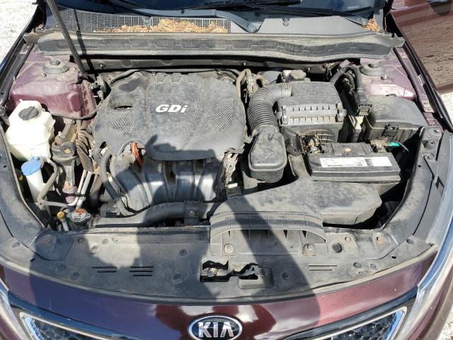 5XXGN4A7XFG443587 - 2015 KIA OPTIMA EX MAROON photo 11