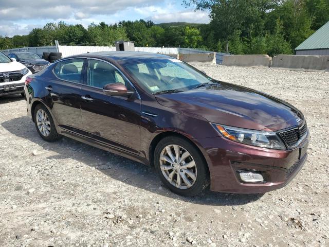 5XXGN4A7XFG443587 - 2015 KIA OPTIMA EX MAROON photo 4