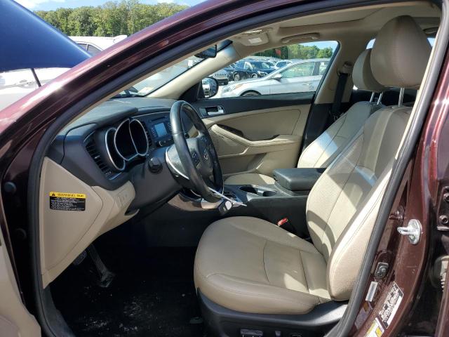 5XXGN4A7XFG443587 - 2015 KIA OPTIMA EX MAROON photo 7