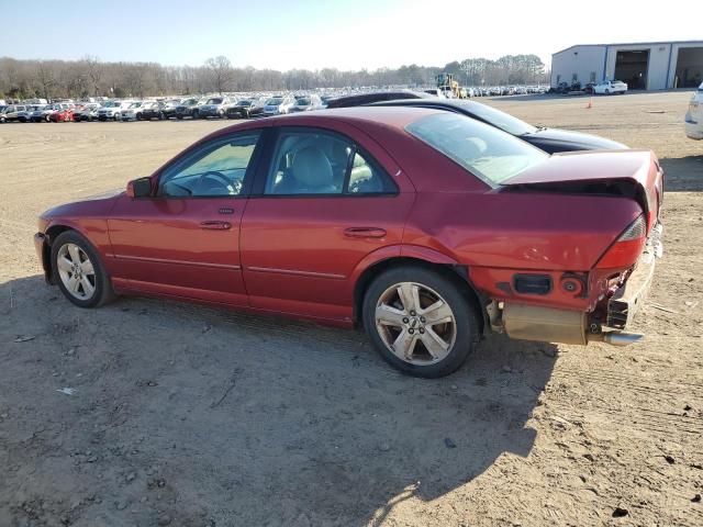 1LNFM87A66Y638612 - 2006 LINCOLN LS RED photo 2
