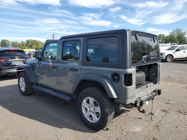 1C4HJXDGXMW804020 - 2021 JEEP WRANGLER U SPORT GRAY photo 2