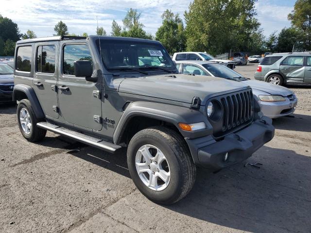 1C4HJXDGXMW804020 - 2021 JEEP WRANGLER U SPORT GRAY photo 4