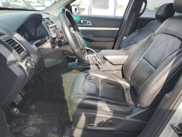 1FM5K8D83GGB62166 - 2016 FORD EXPLORER XLT SILVER photo 7