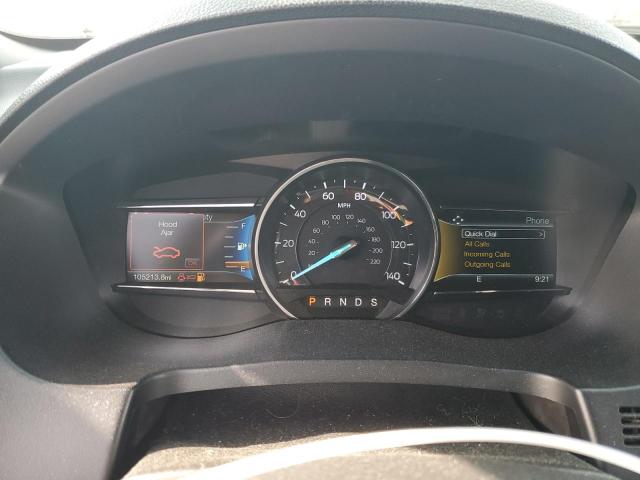 1FM5K8D83GGB62166 - 2016 FORD EXPLORER XLT SILVER photo 9