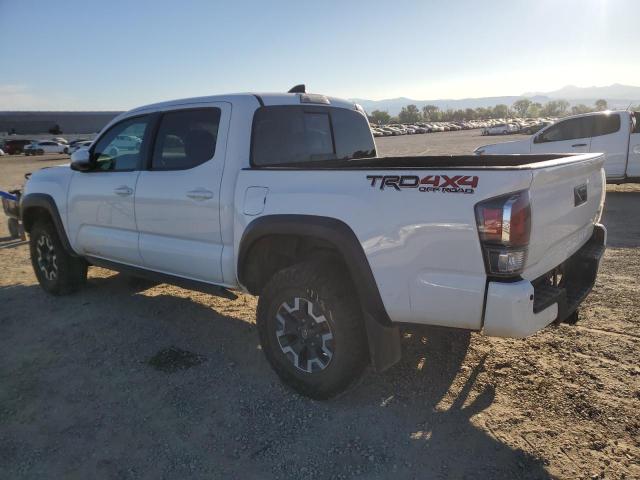 3TMCZ5AN4LM303536 - 2020 TOYOTA TACOMA DOUBLE CAB WHITE photo 2