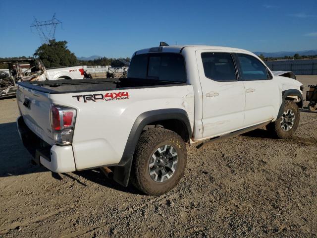 3TMCZ5AN4LM303536 - 2020 TOYOTA TACOMA DOUBLE CAB WHITE photo 3