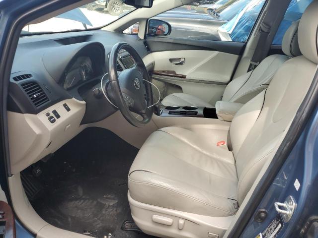 4T3ZK3BB4BU042493 - 2011 TOYOTA VENZA BLUE photo 7