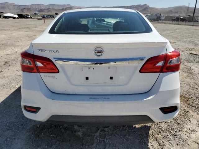 3N1AB7AP4HY359827 - 2017 NISSAN SENTRA S WHITE photo 6