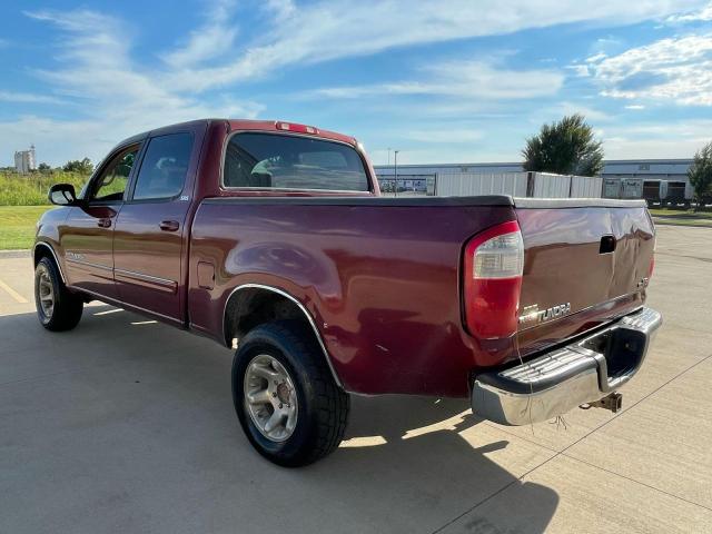5TBET34116S515802 - 2006 TOYOTA TUNDRA DOUBLE CAB SR5 RED photo 3