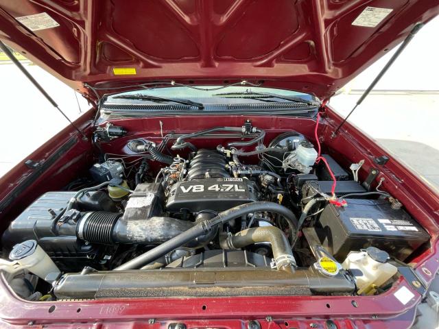 5TBET34116S515802 - 2006 TOYOTA TUNDRA DOUBLE CAB SR5 RED photo 7