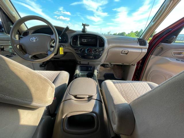 5TBET34116S515802 - 2006 TOYOTA TUNDRA DOUBLE CAB SR5 RED photo 9