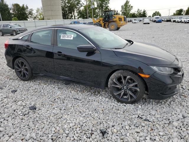 19XFC2F82KE009321 - 2019 HONDA CIVIC SPORT შავი ფოტო 4