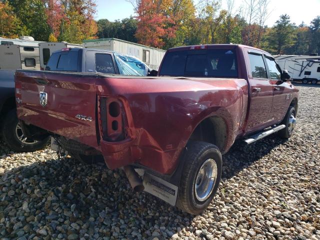 3D73Y4CL9BG524707 - 2011 DODGE RAM 3500 BURGUNDY photo 3