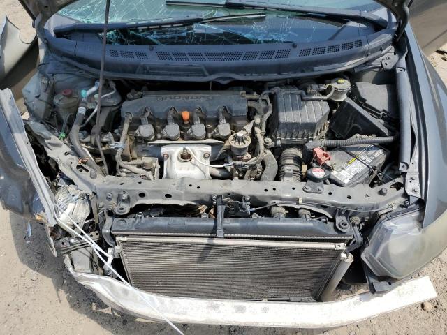 2HGFG12648H569438 - 2008 HONDA CIVIC LX GRAY photo 11