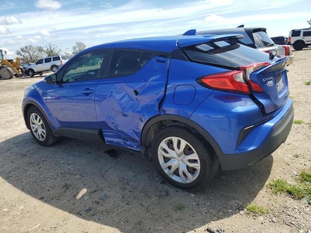 NMTKHMBX8KR095182 - 2019 TOYOTA C-HR XLE BLUE photo 2