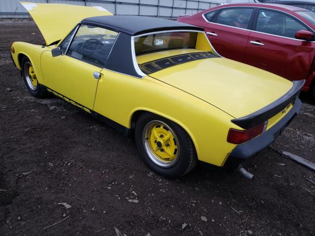 4742914057 - 1974 PORSCHE 914 YELLOW photo 2